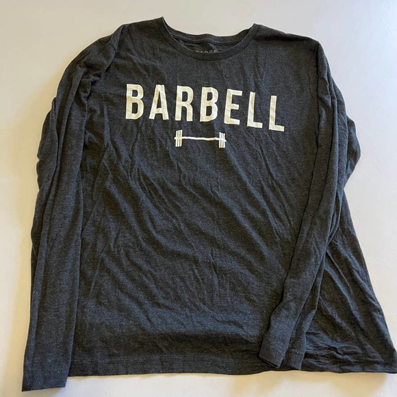 Barbell Other - Barbell Apparel Dark Heathered Gray Graphic long sleeve shirt L